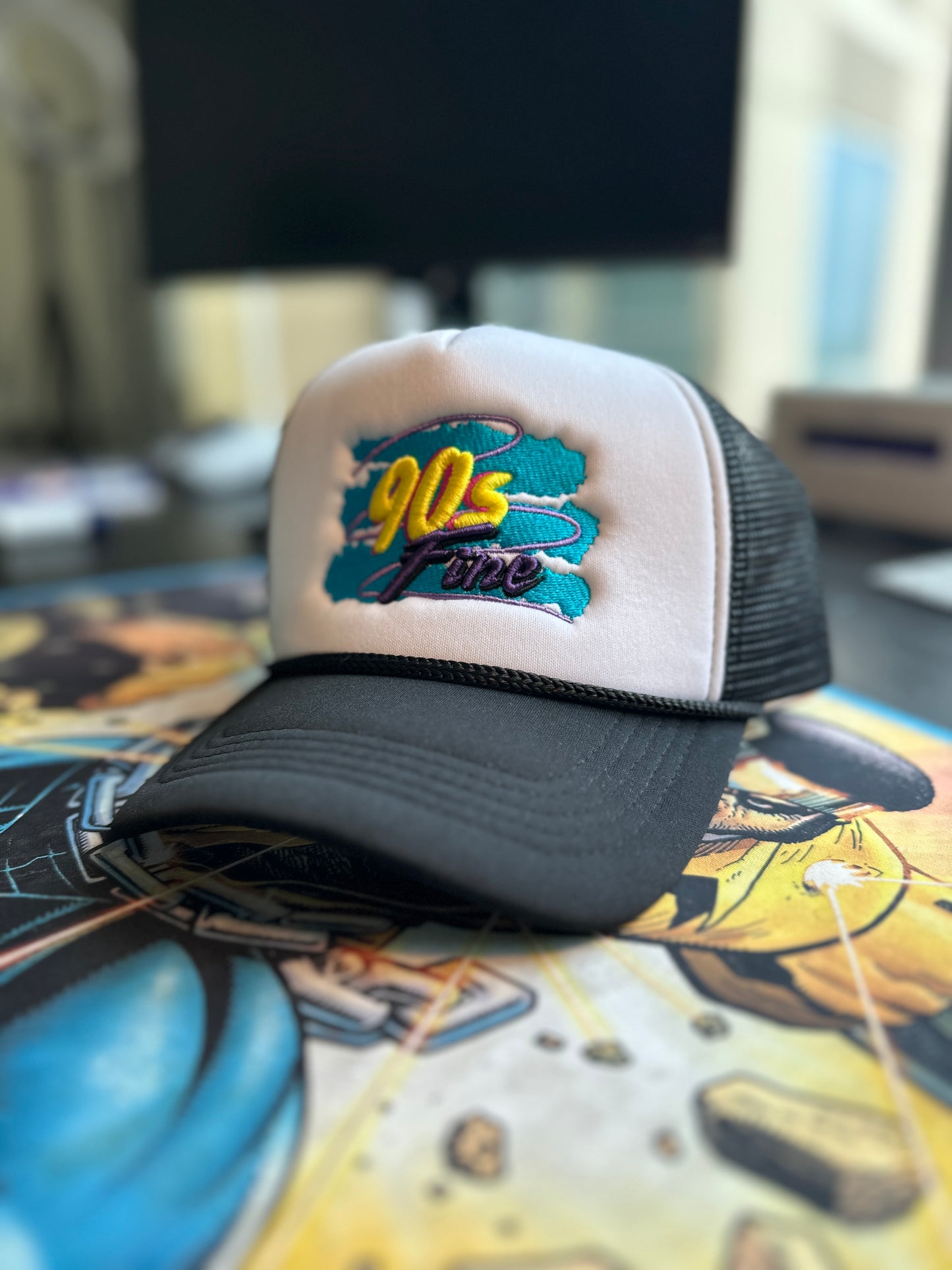 90s Fine Embroidered Hat