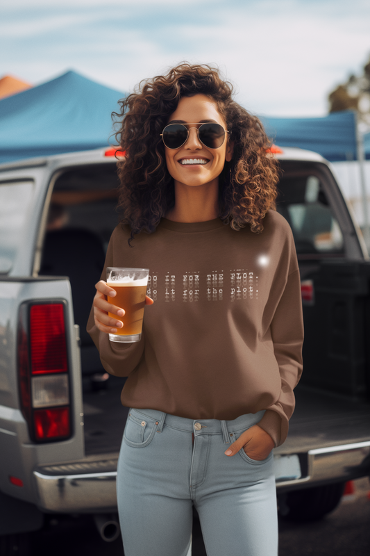 Do It For the Plot Lightweight Crewneck