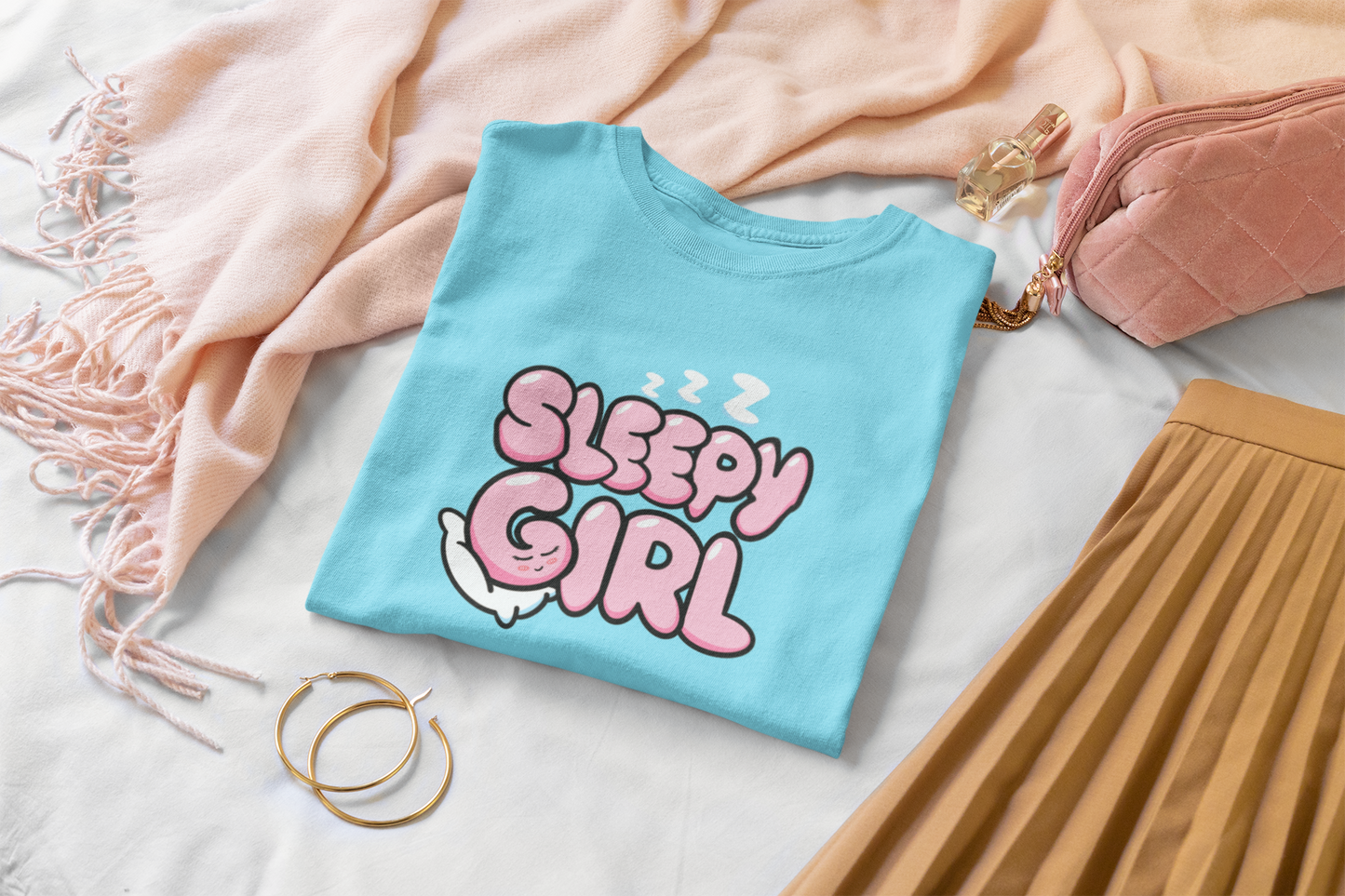 Sleepy Girl Boxy T-Shirt