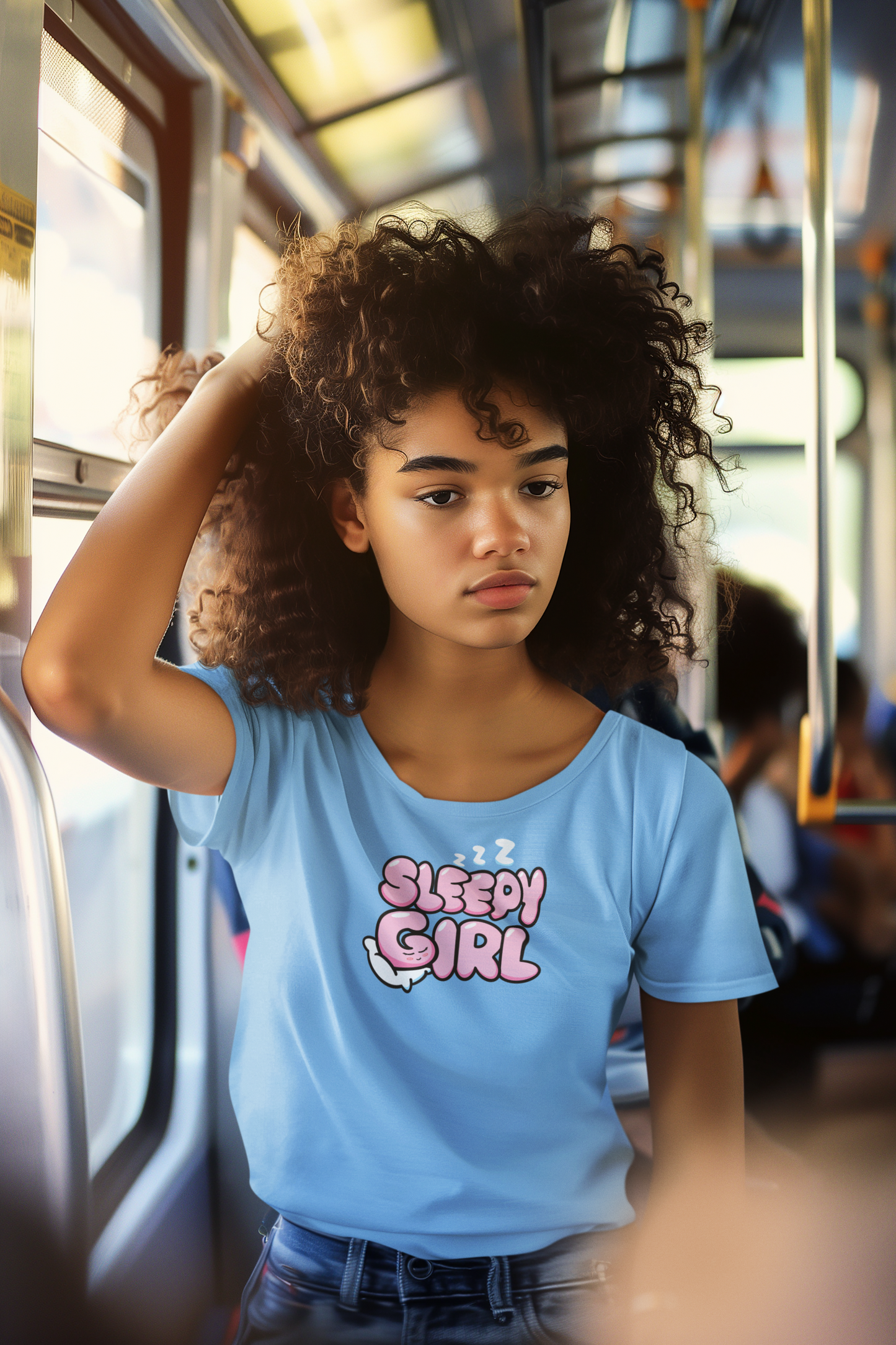 Sleepy Girl Boxy T-Shirt
