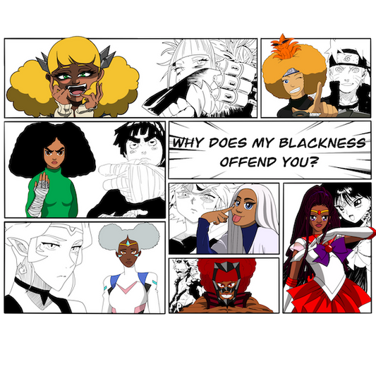 Why Does My Blackness Offend You Print
