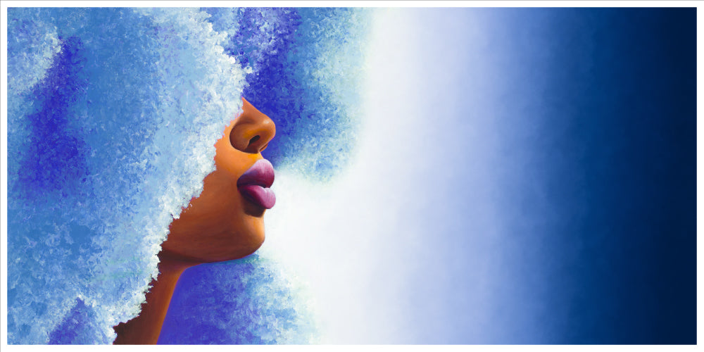 Blu Raspberry Print