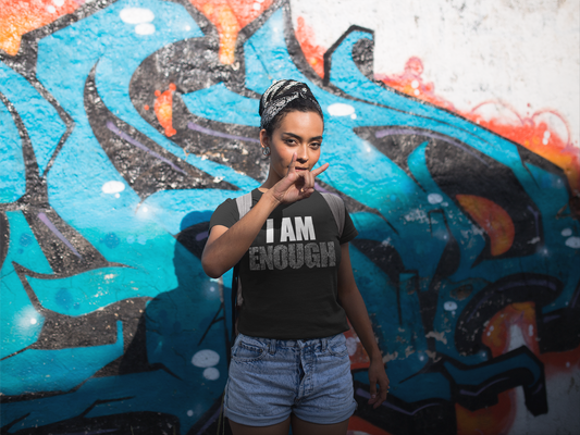 Original Black I Am Enough T-Shirt