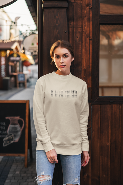 Holiday Unisex Lightweight Crewneck Sweatshirt (Do It For the Plot)