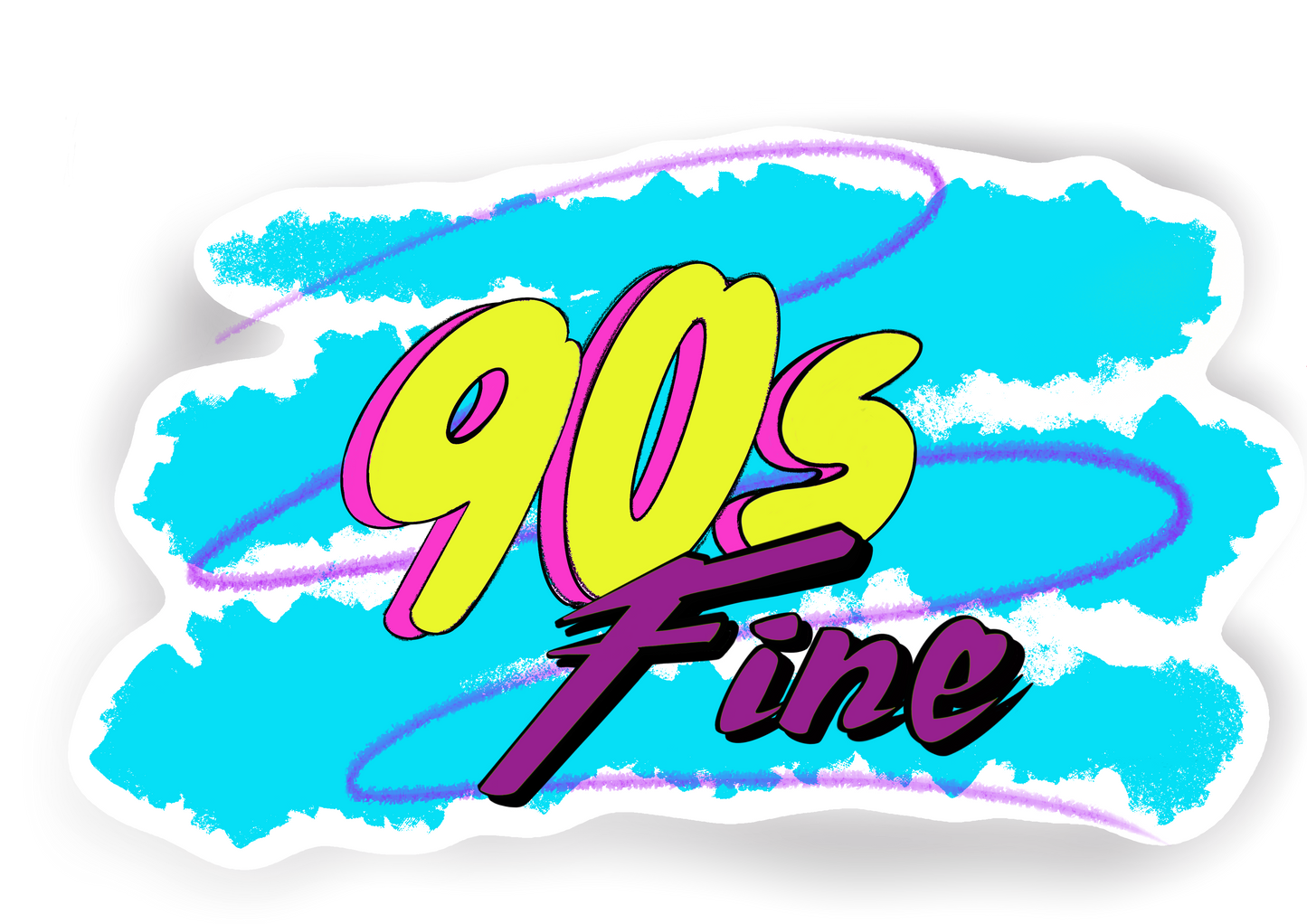 90s Fine Sticker