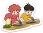 Ponyo's Taco Sticker