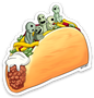 Kodama's Taco Sticker